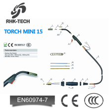 Hochwertiger Co2 mig Schweißbrenner mini 15Ak